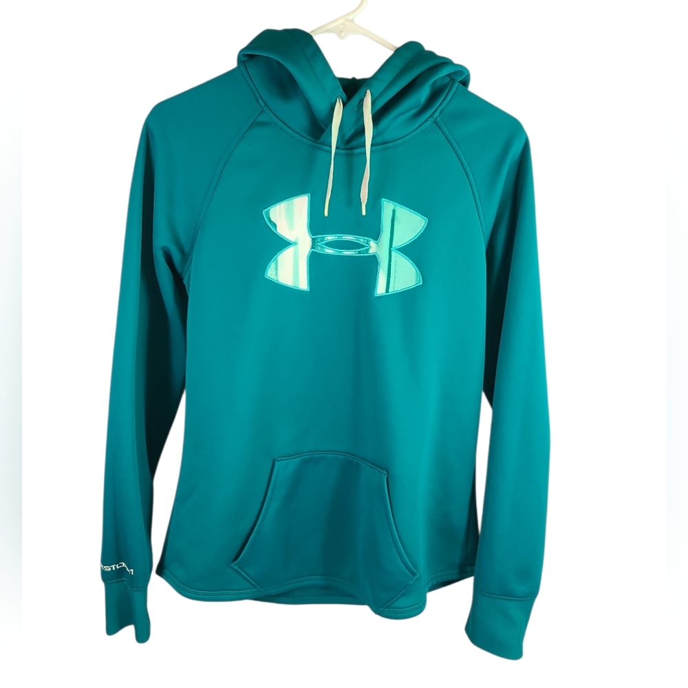 Under Armour Storm Pullover Hoodie Teal Womens Size SM/P